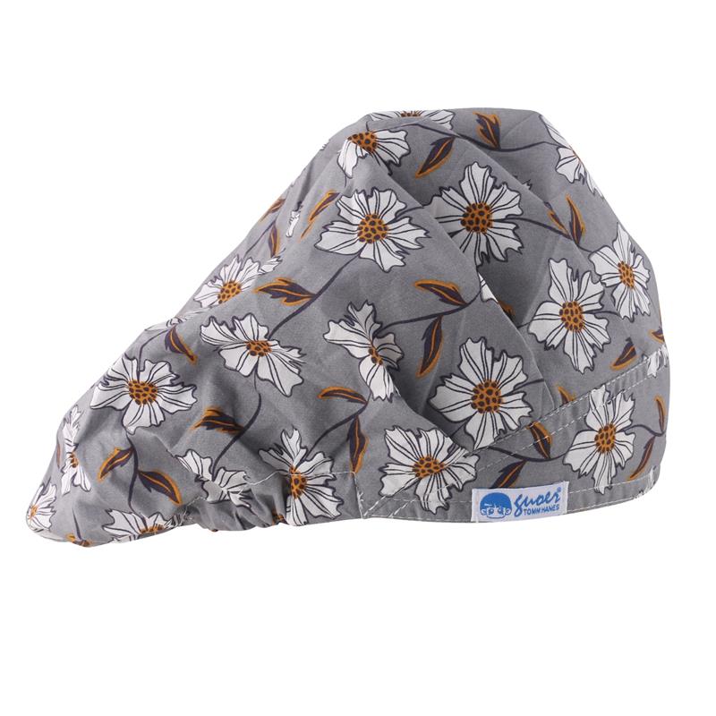 GUOER Scrub Hat Bouffant Scrub Cap One Size (Gray01) 