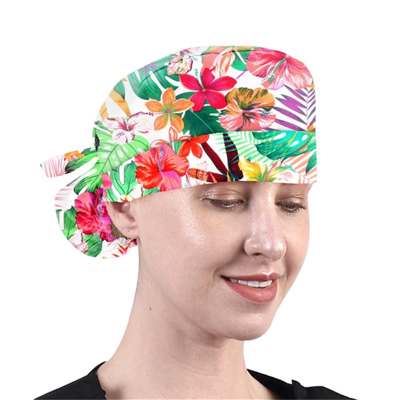 GUOER Long Hair Scrub Caps for Women GE03-2508H