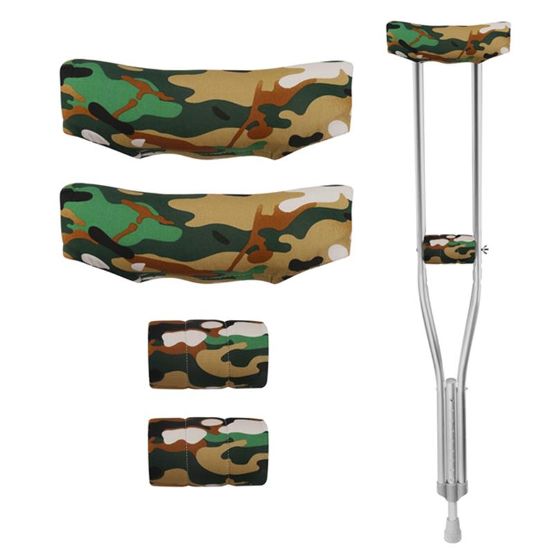 GUOER Crutch Underarm Pads Ｃotton Crutch Pad Crutch Hand Grip Covers Crutch Cover Washable CT26